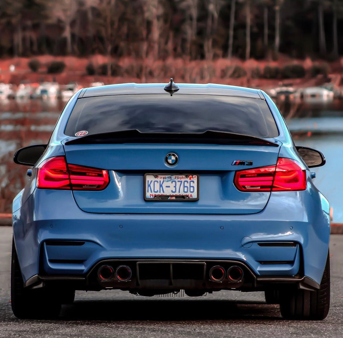 F30/F80 Carbon Fiber V2 Trunk Spoiler