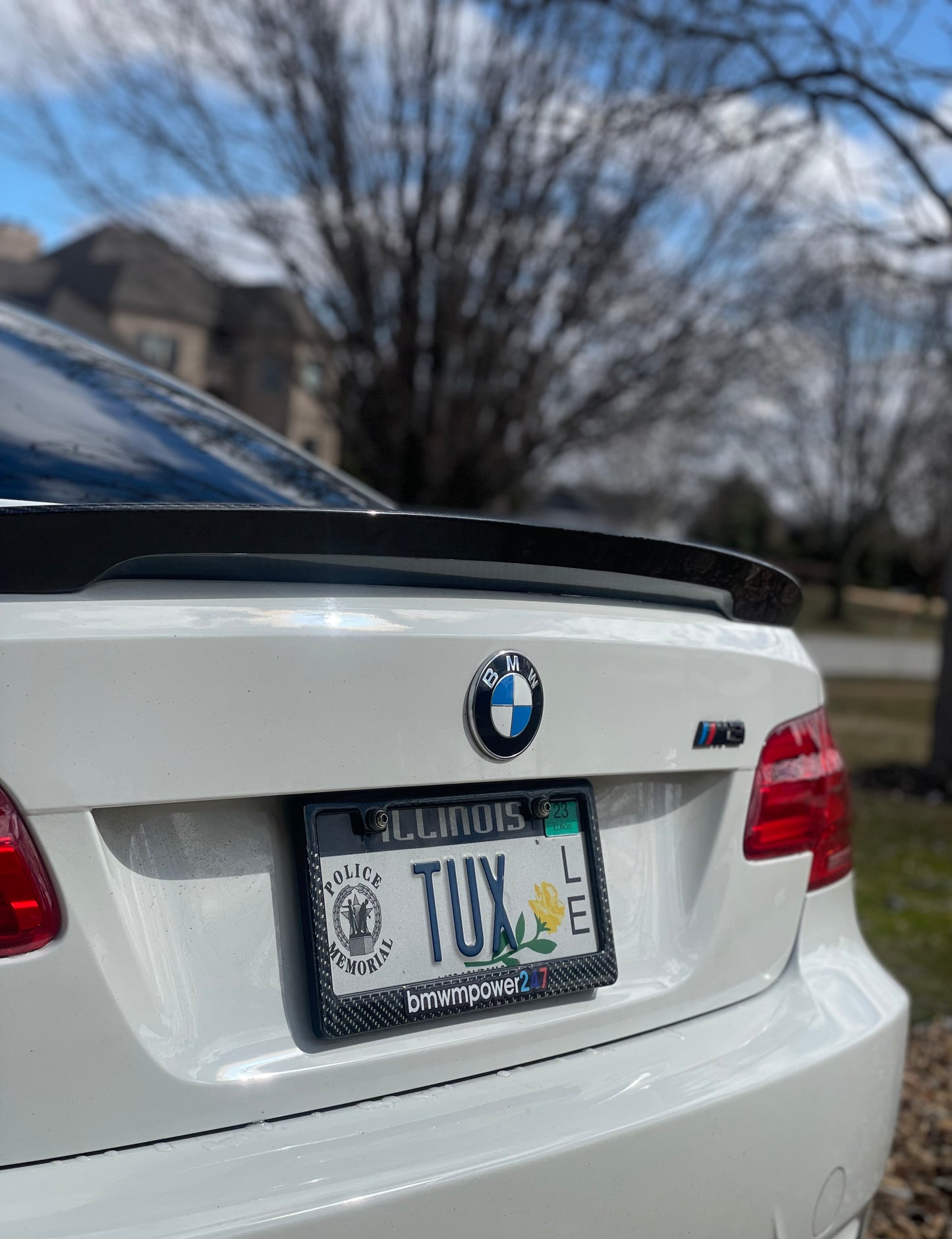 Bmwmpower247 Carbon Fiber License Plate Frame