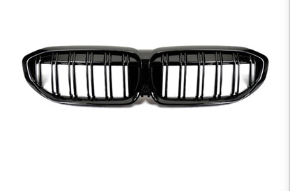 Autotecknic Dual-Slat Glazing Black Front Grills (G20 3 Series)