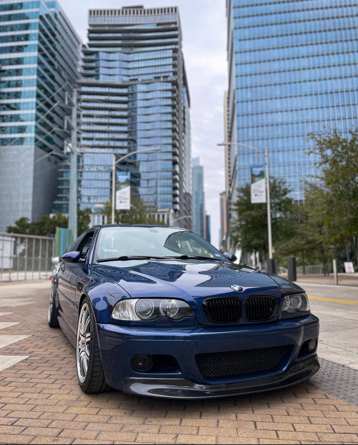 E46 M3 CSL Style Carbon Fiber Lip