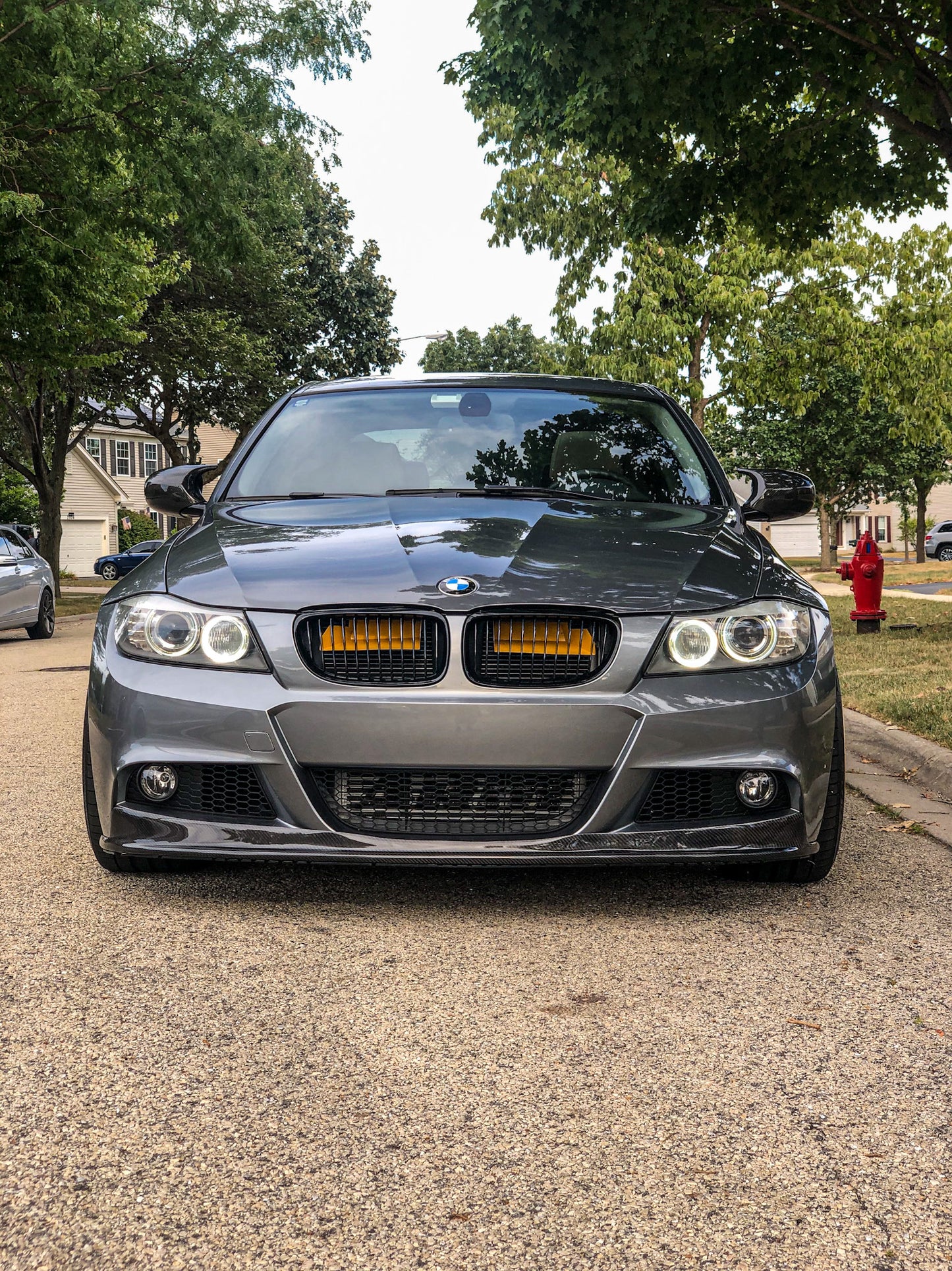 E90 AK Style Carbon Fiber Lip