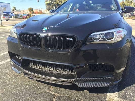 F10 M5 V Style Carbon Fiber Front Lip