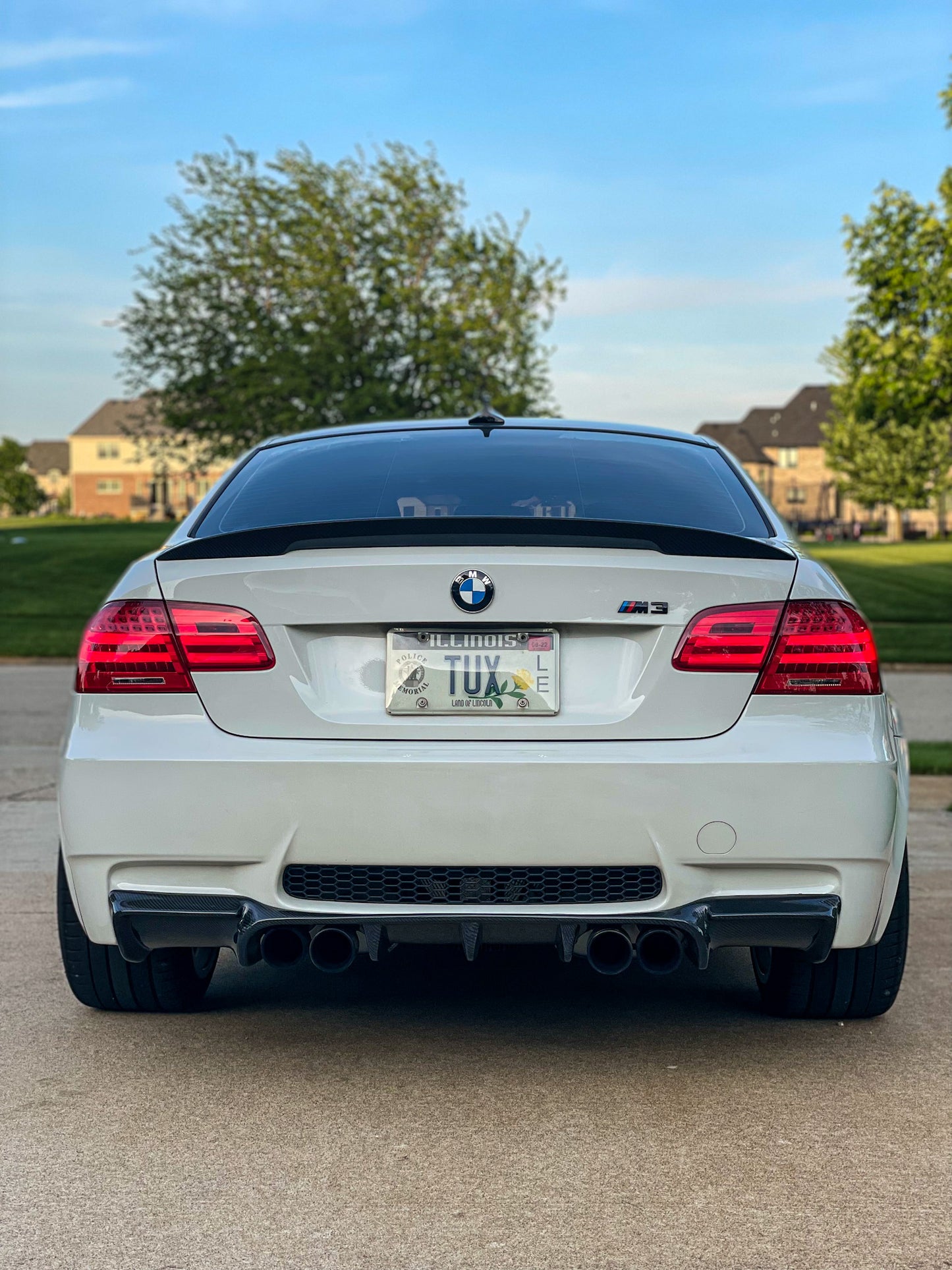 E92/E93 M3 GTS-V Style CF Rear Diffuser