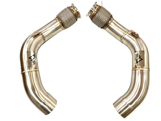 MAD BMW F90 M5 F92 M8 Secondary Downpipes S63R (For Offroad/Race Use)